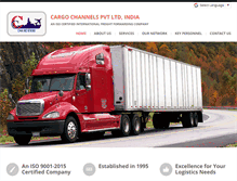 Tablet Screenshot of cargochannels.com